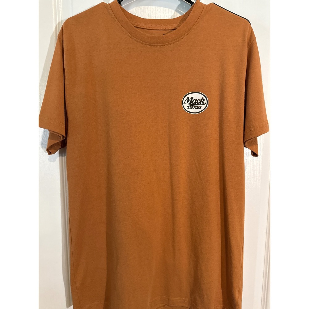Mack Trucks Graphic T Shirt Mens Large L Construction Trucks Tee